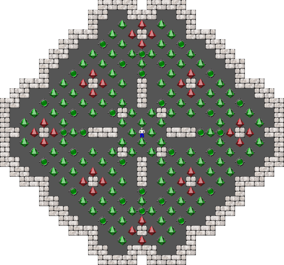 Sokoban Sasquatch 07 Arranged level 104